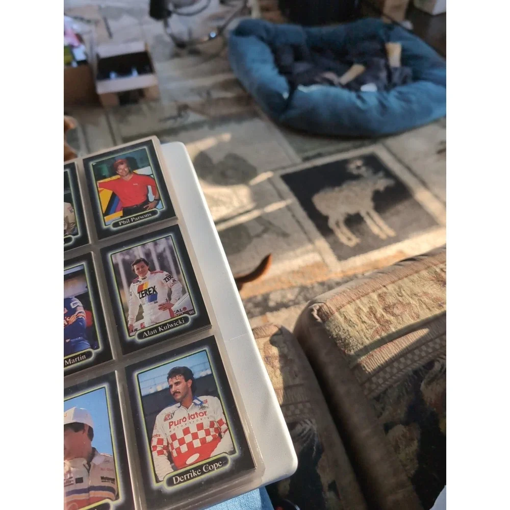 Vintage 1989 NASCAR Winston Cup Collectable Maxx Race Cards‎ 200 Set Binder